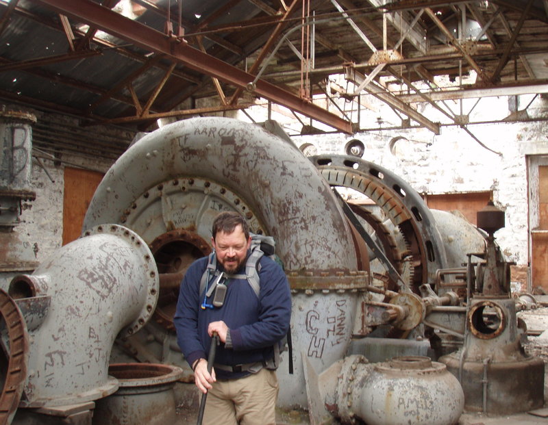 Mark inside the powerhouse